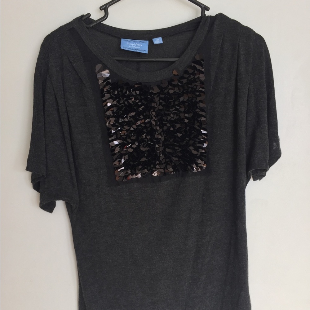 Simply Vera Wang sequined top